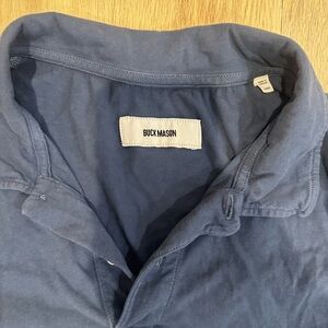 Buck Mason Navy Polo Shirt